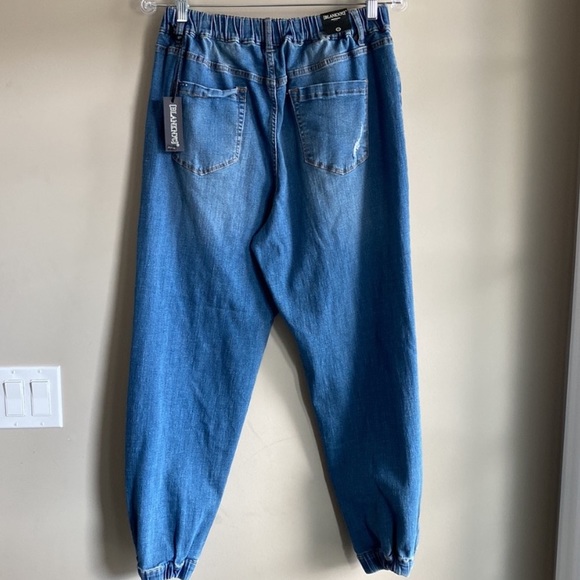 BLANK NYC High Waisted Denim Joggers - Picture 3 of 9